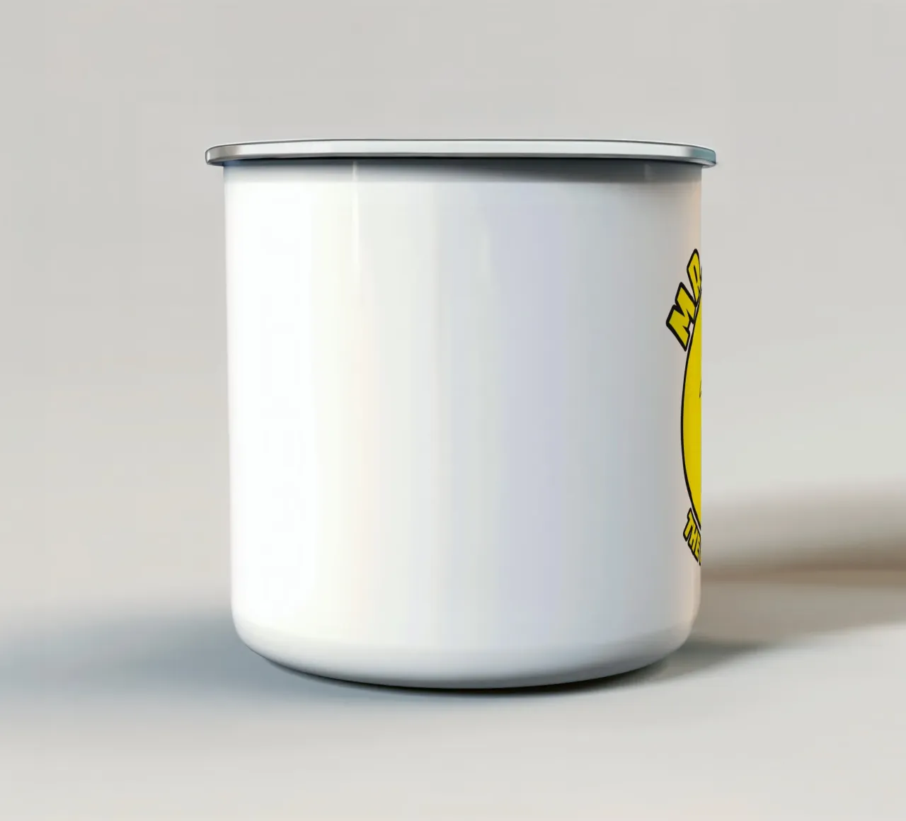Mr. Symarip - The Boss Is Back tazza in smalto da adaptionate