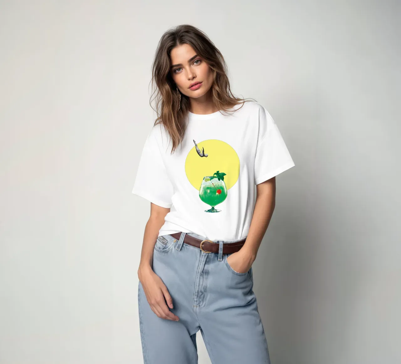TGIF (Diving into a cocktail) t-shirt da MsGonzalez