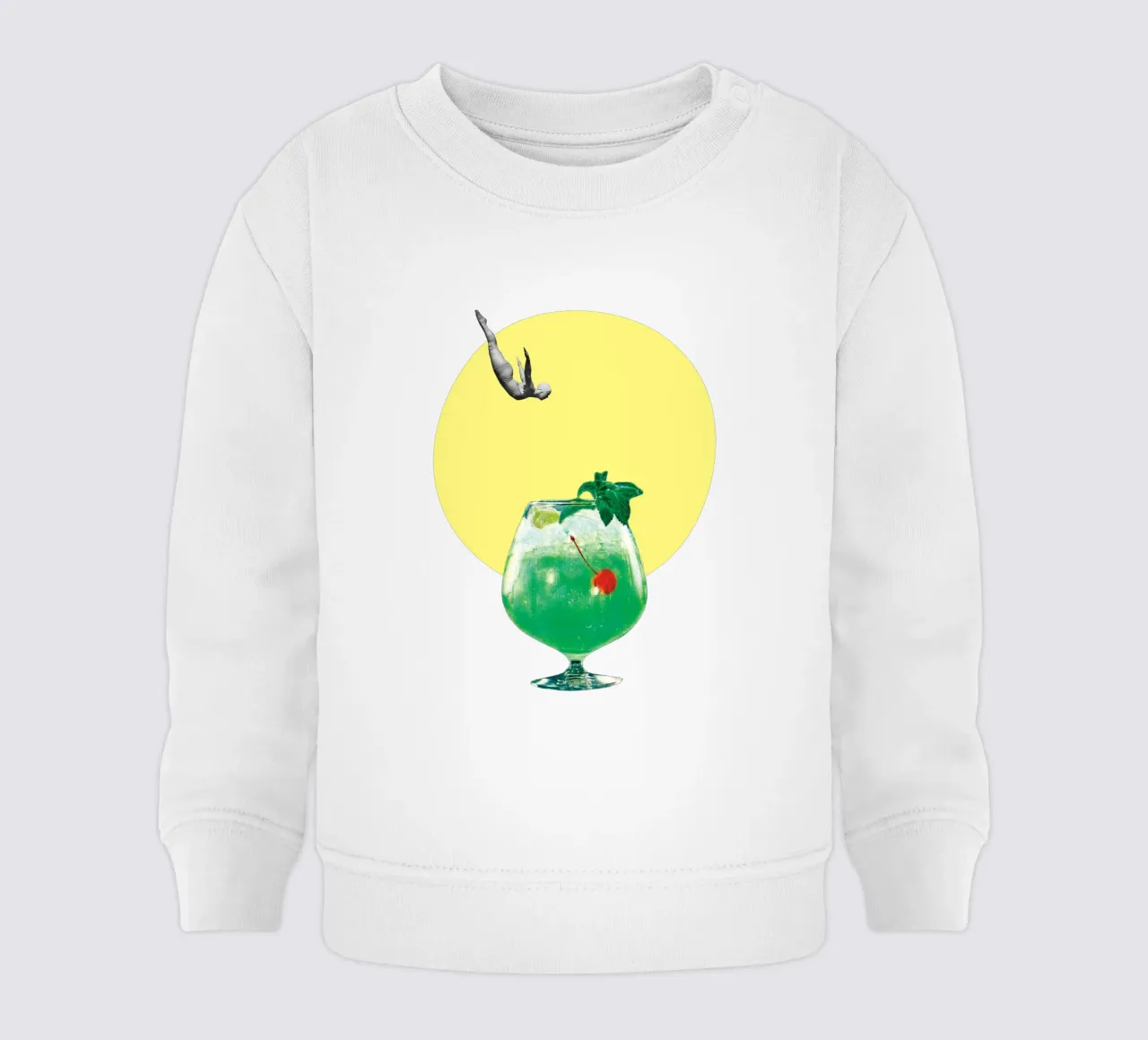TGIF (Diving into a cocktail) felpa neonato da MsGonzalez