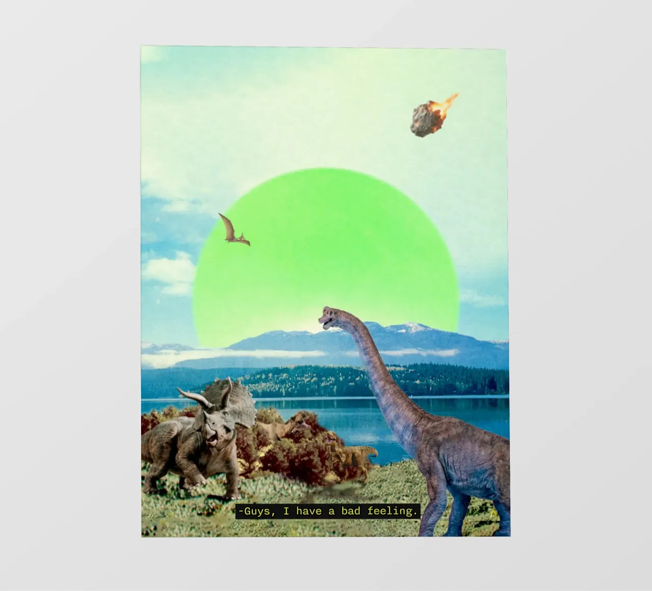 Guys, I have a bad feeling... (The Meteorite) papel para pared de MsGonzalez