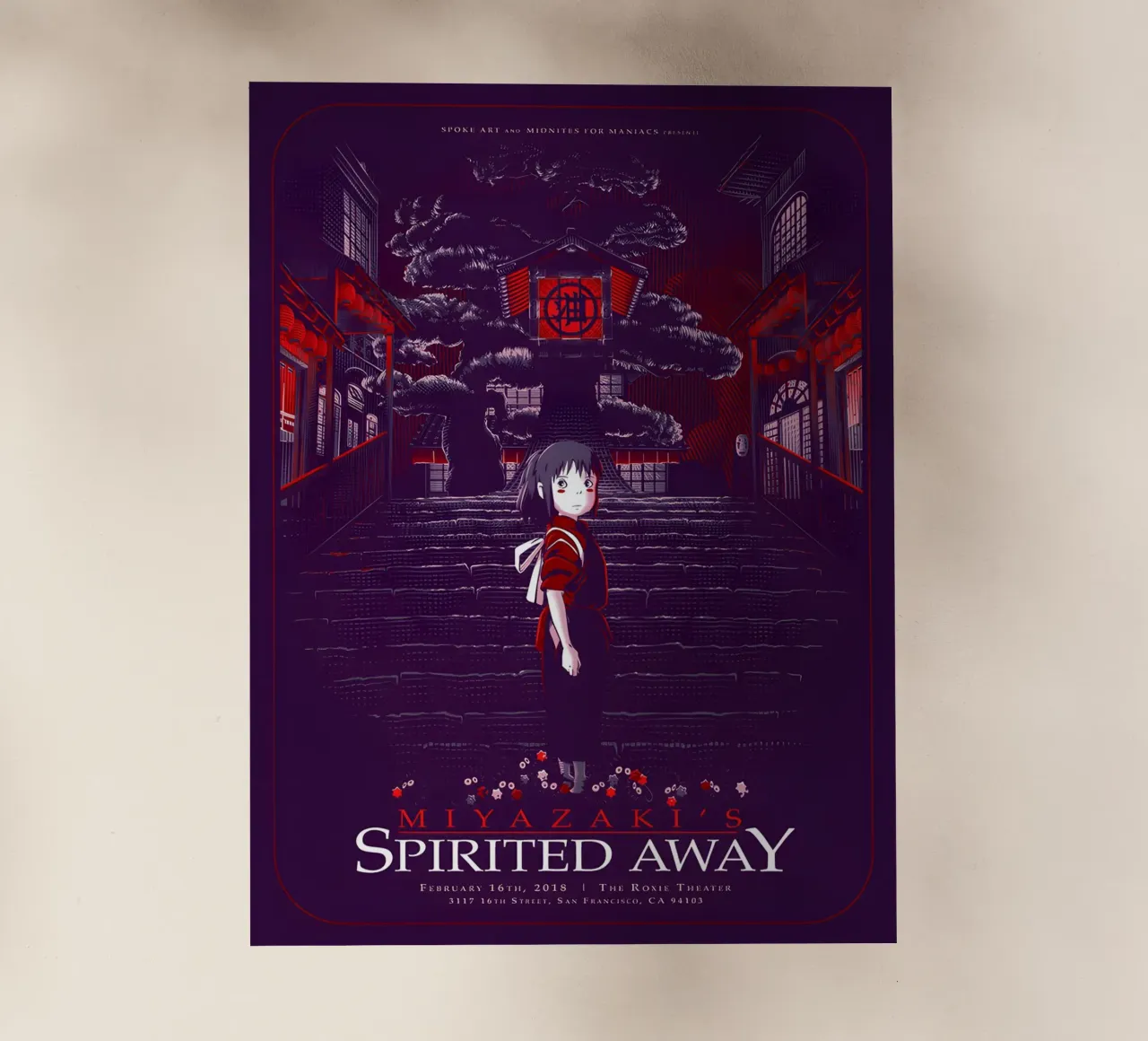 Anime estetico Spirited Trending pellicola backlit da OTAKUDESU