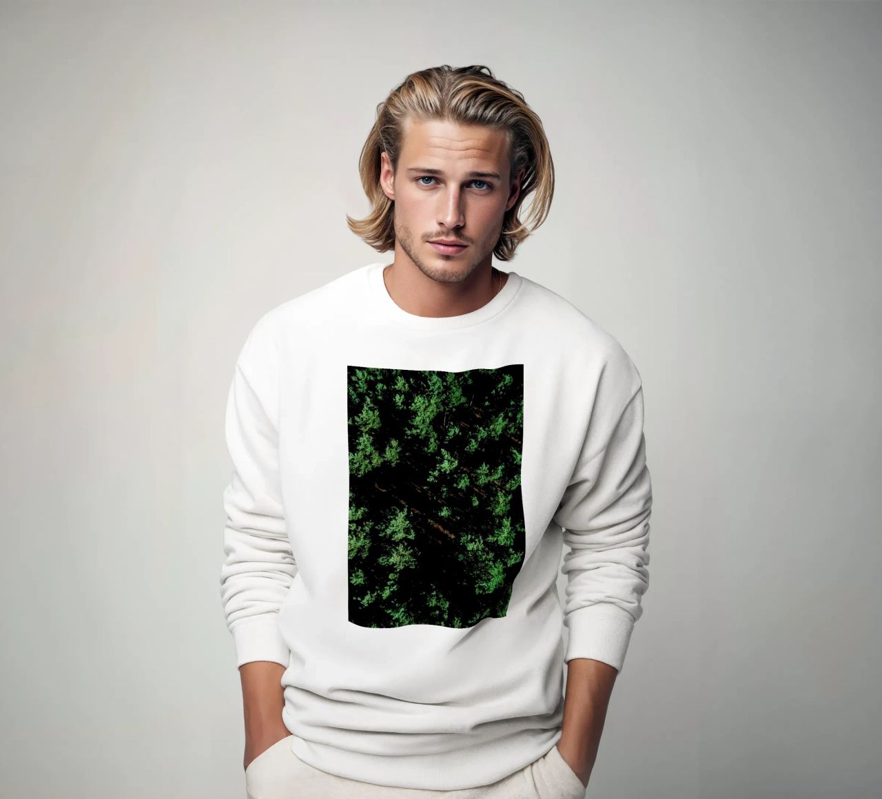 Pattern Forest felpa da Sebastian Hilgetag