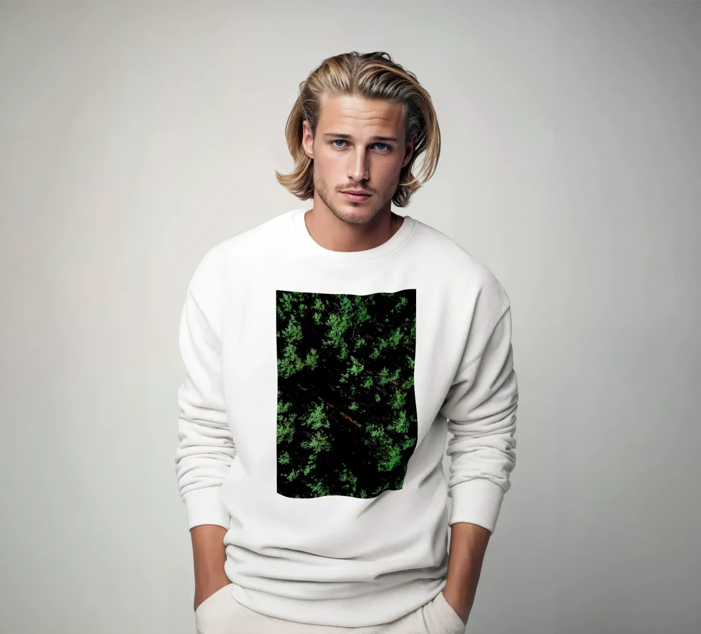 Pattern Forest felpa da Sebastian Hilgetag
