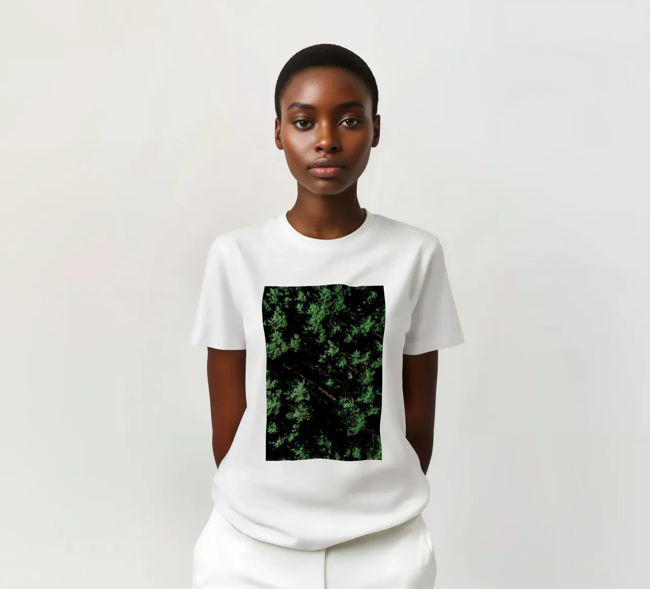 Pattern Forest t-shirt da Sebastian Hilgetag