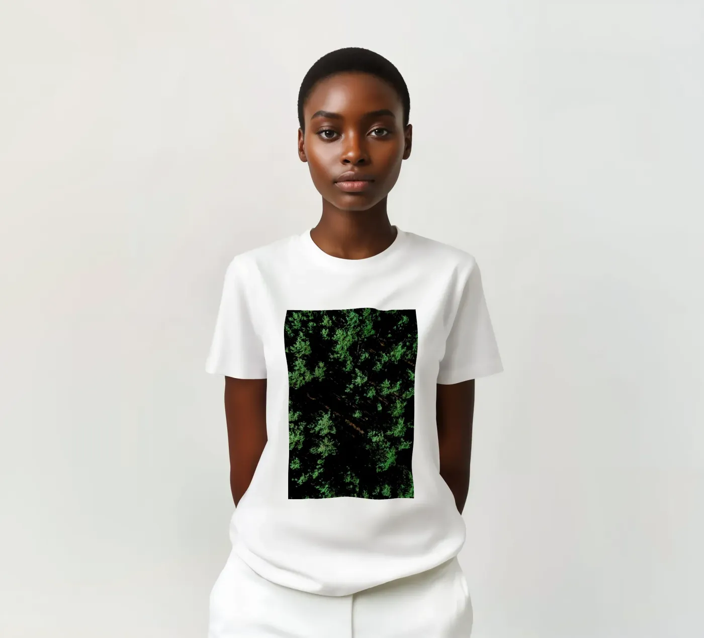 Pattern Forest t-shirt da Sebastian Hilgetag