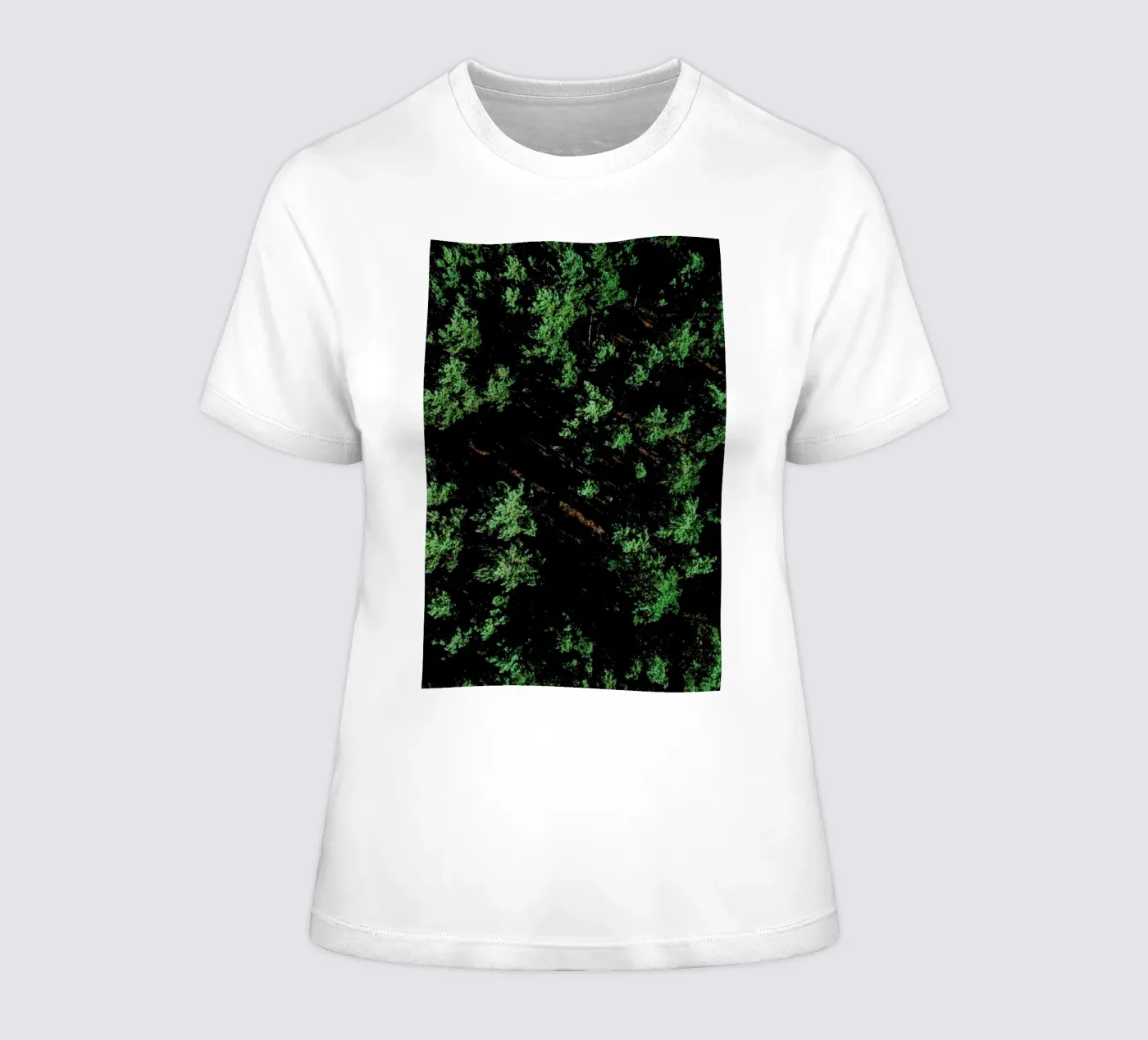 Pattern Forest t-shirt da donna da Sebastian Hilgetag