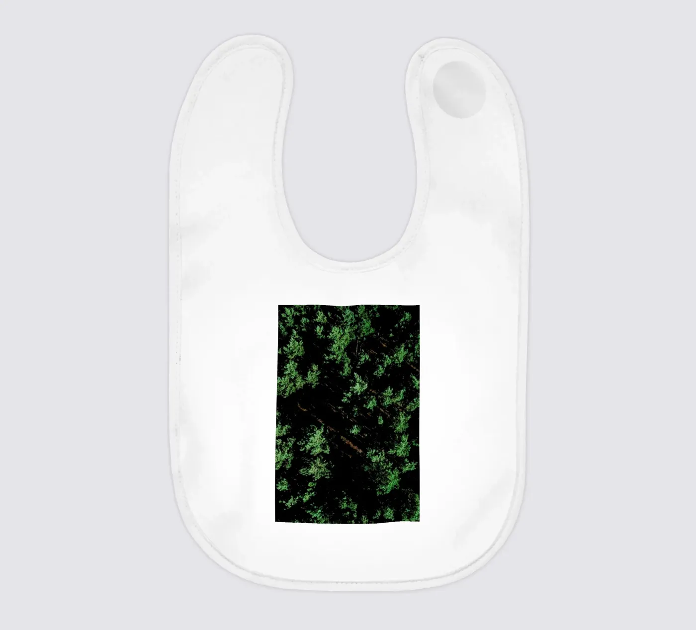Pattern Forest baby bib by Sebastian Hilgetag