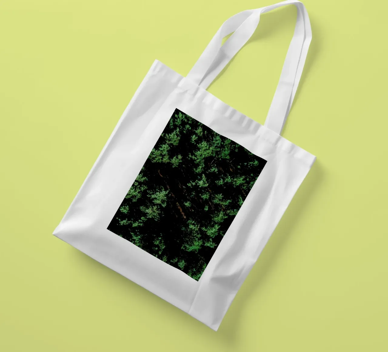 Pattern Forest borsa in juta da Sebastian Hilgetag