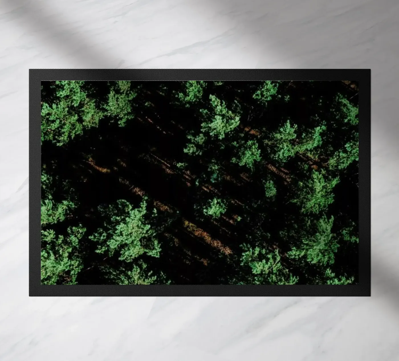 Pattern Forest Fußmatte von Sebastian Hilgetag