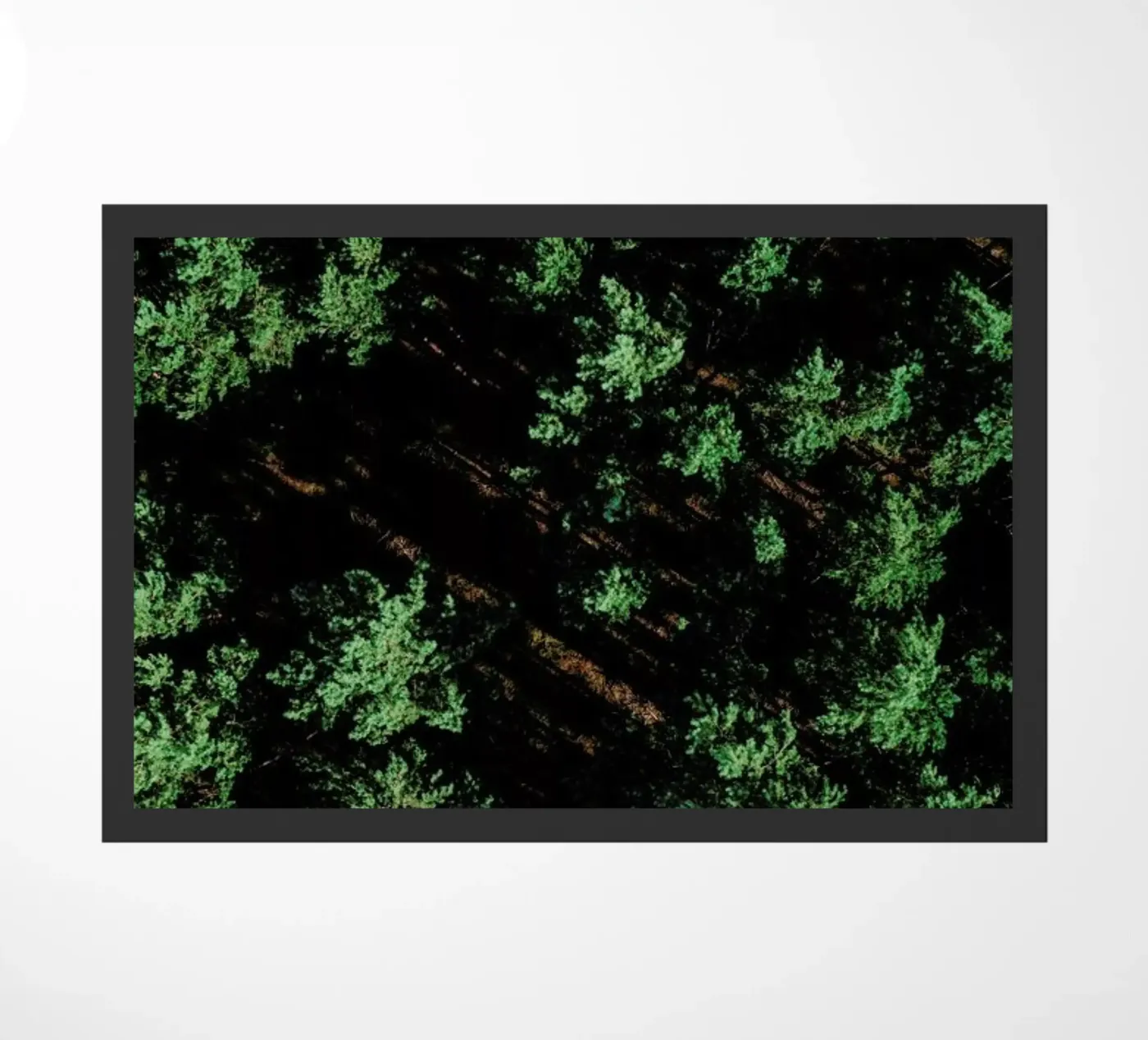 Pattern Forest Fußmatte von Sebastian Hilgetag