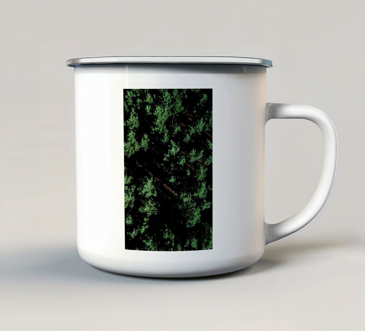 Pattern Forest tazza in smalto da Sebastian Hilgetag