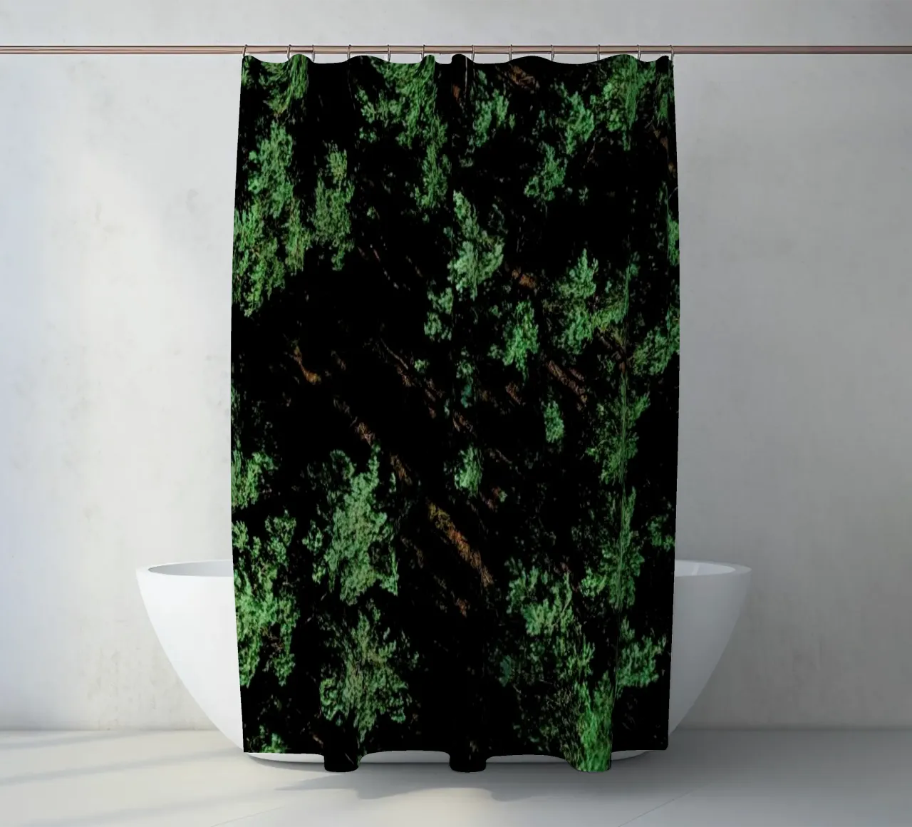 Pattern Forest Duschvorhang von Sebastian Hilgetag