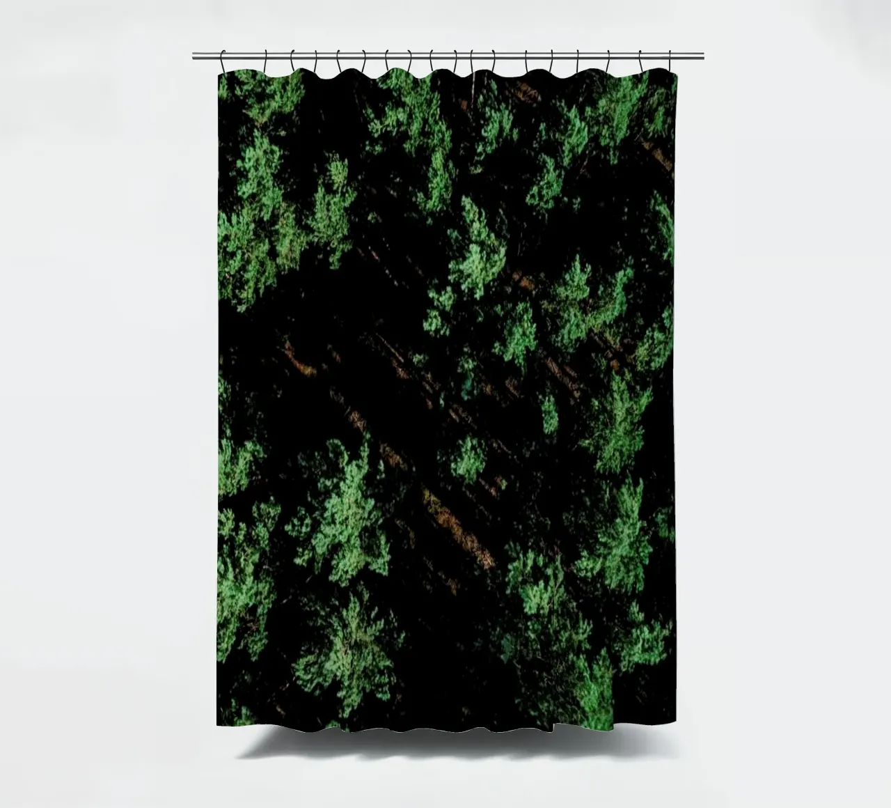 Pattern Forest Duschvorhang von Sebastian Hilgetag