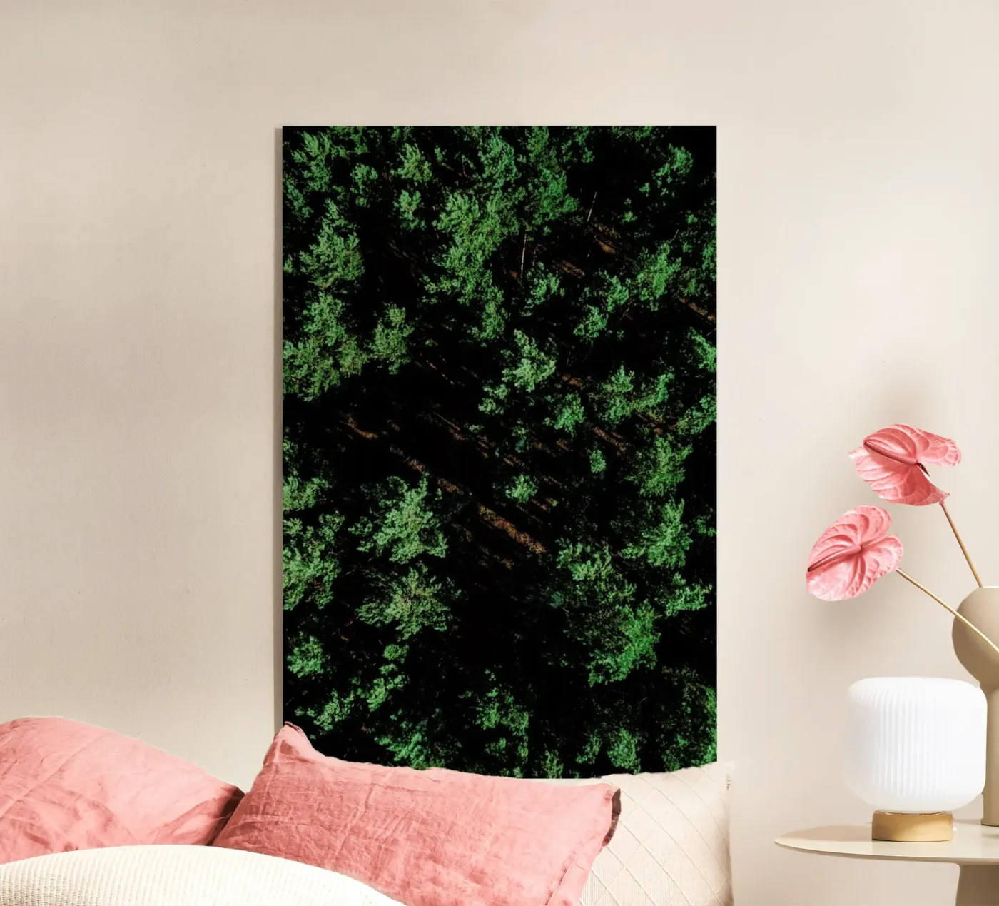 Pattern Forest acryl van Sebastian Hilgetag