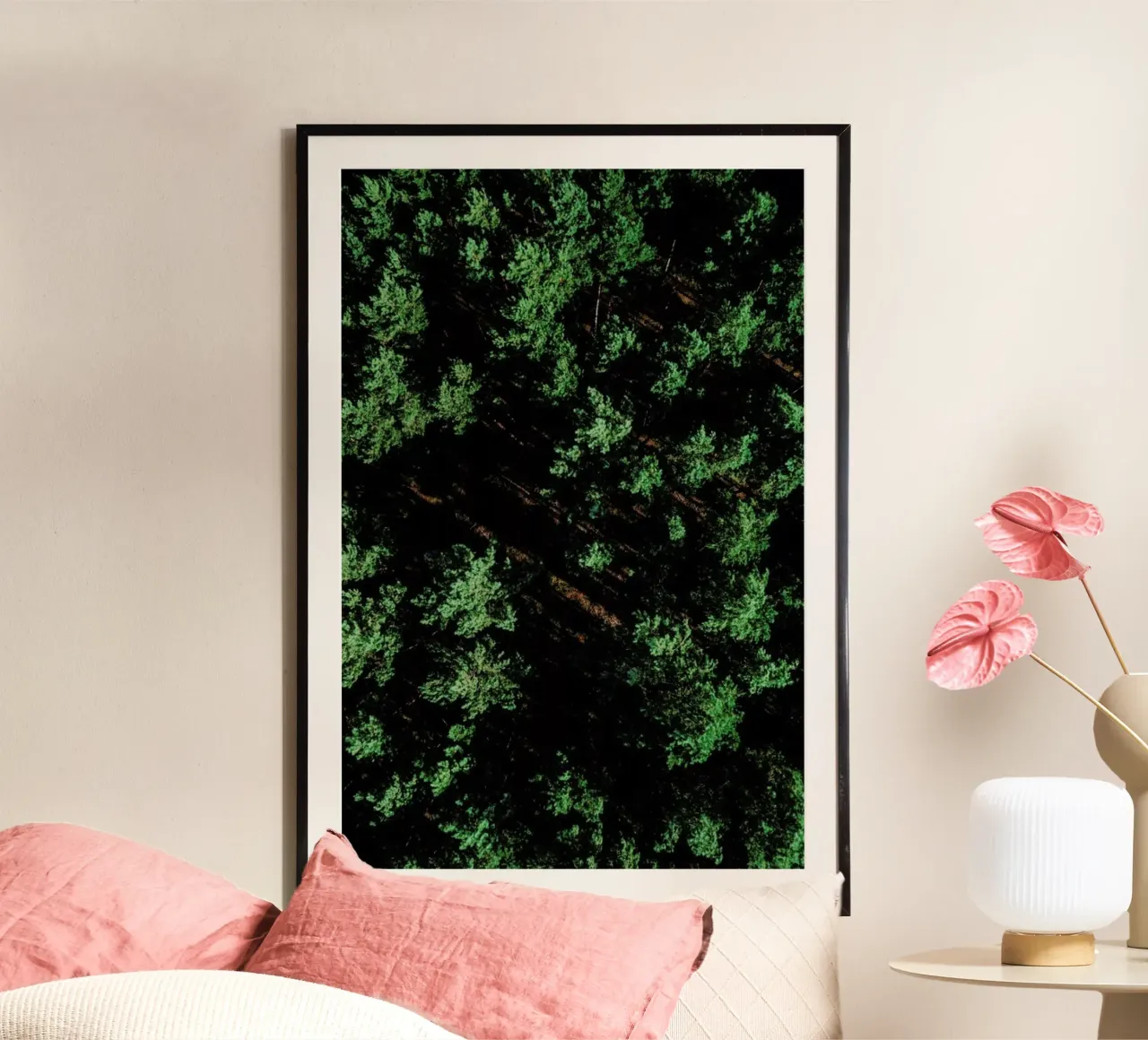 Pattern Forest poster de Sebastian Hilgetag
