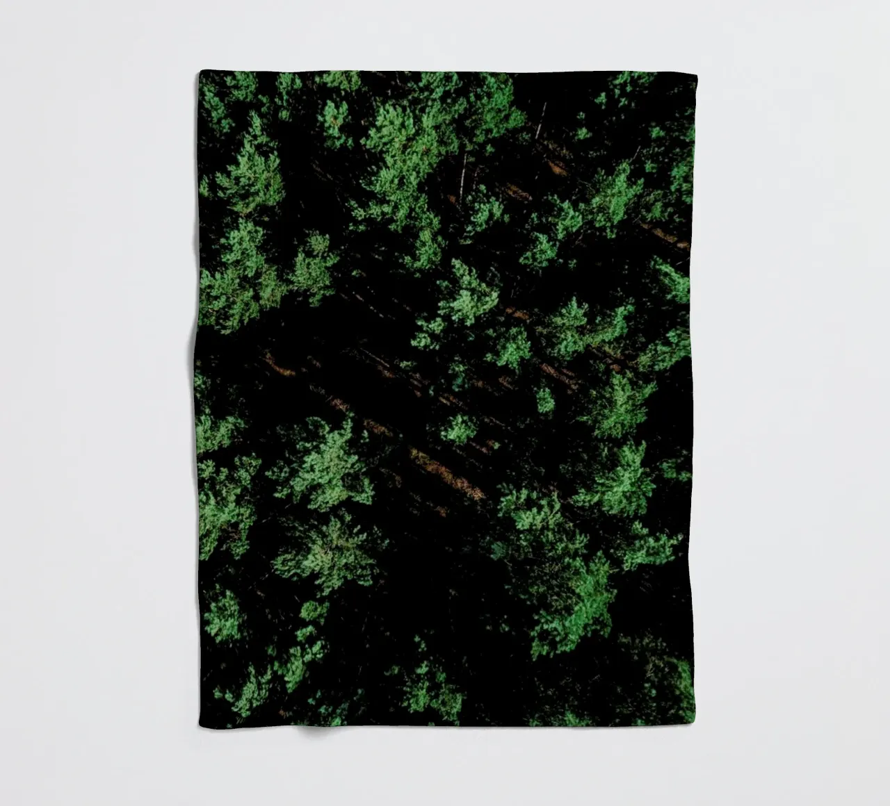 Pattern Forest Fleecedecke von Sebastian Hilgetag