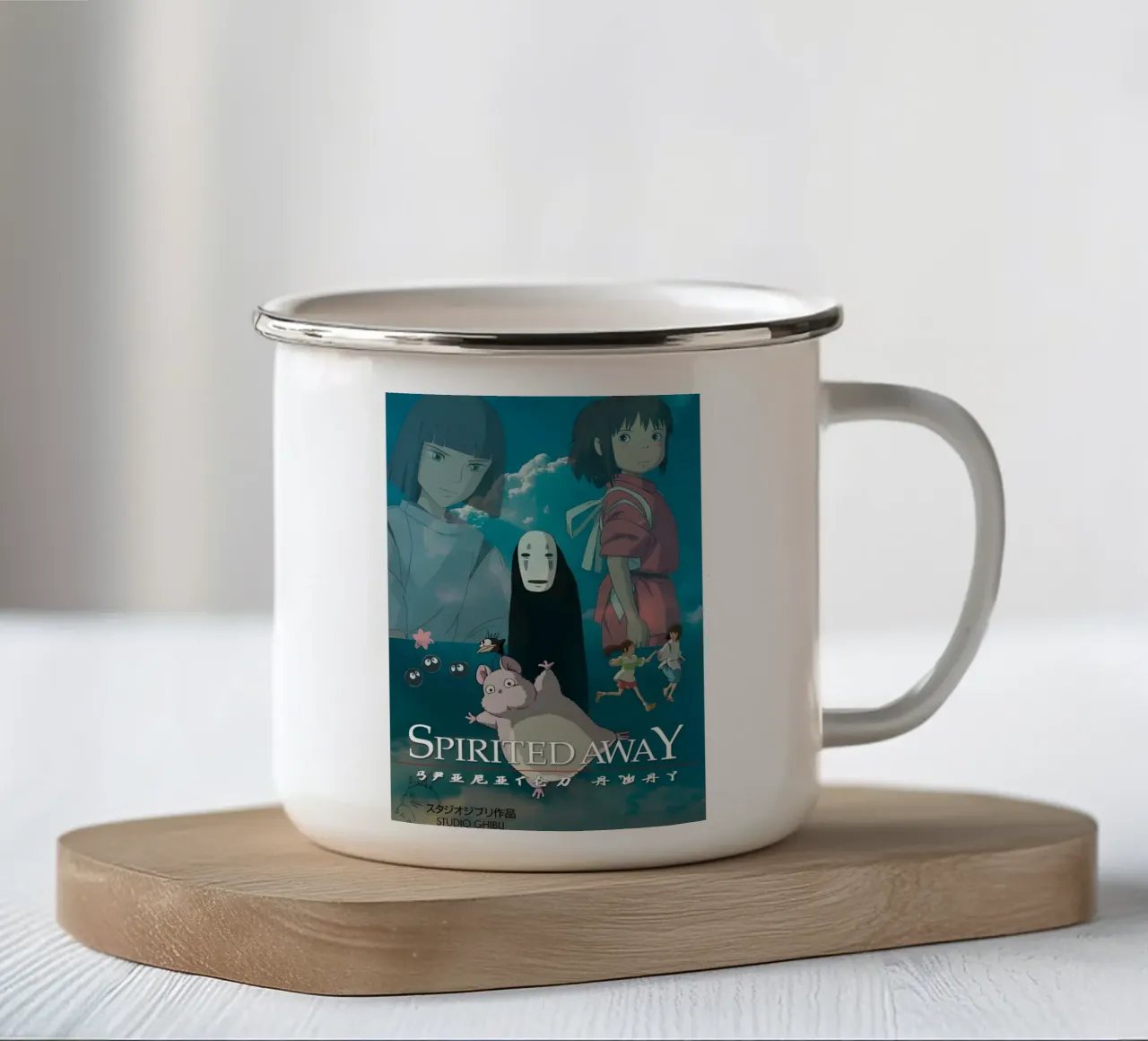 Anime Spirited 2001 giapponese tazza in smalto da OTAKUDESU