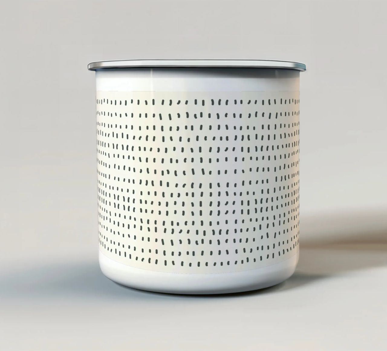 Minimalistische Abstracte Strepen Print | Moderne Scandinavische Boho Muur emaille mok van NorwesClub