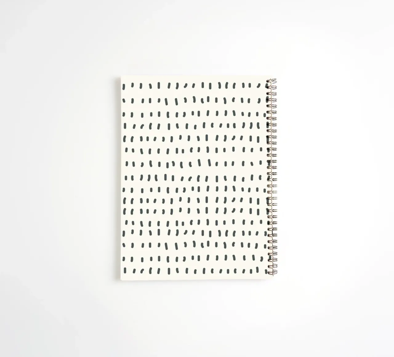 Minimalist Abstract Strokes Print | Modern Nordic Boho Wall spiral notebook by NorwesClub