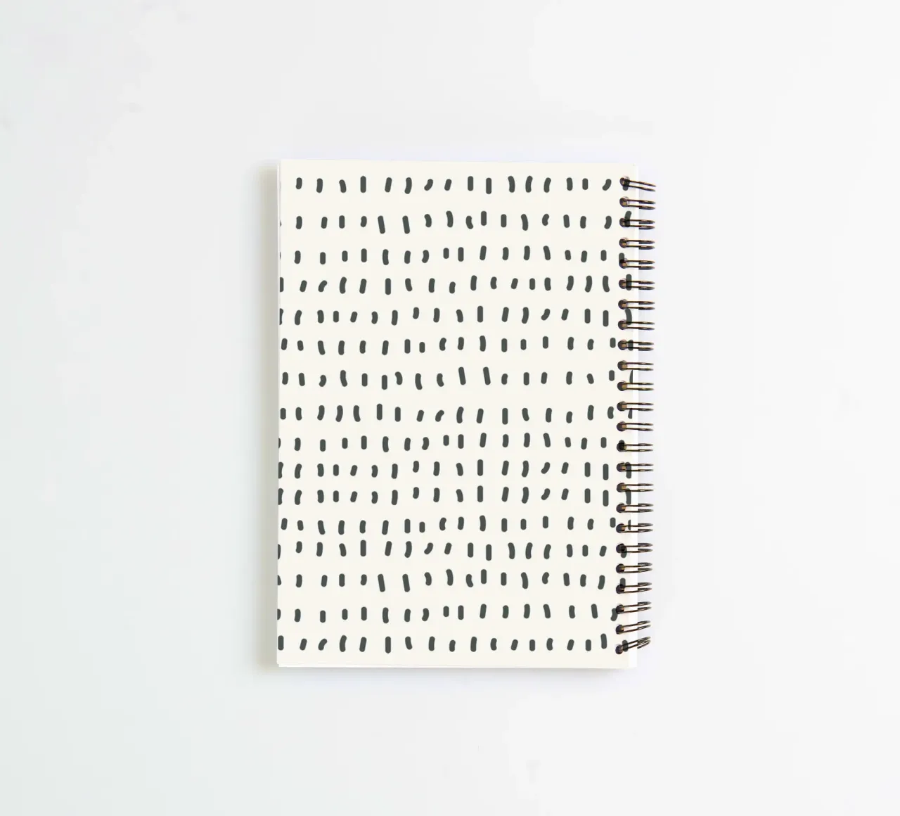 Minimalist Abstract Strokes Print | Modern Nordic Boho Wall spiral notebook by NorwesClub