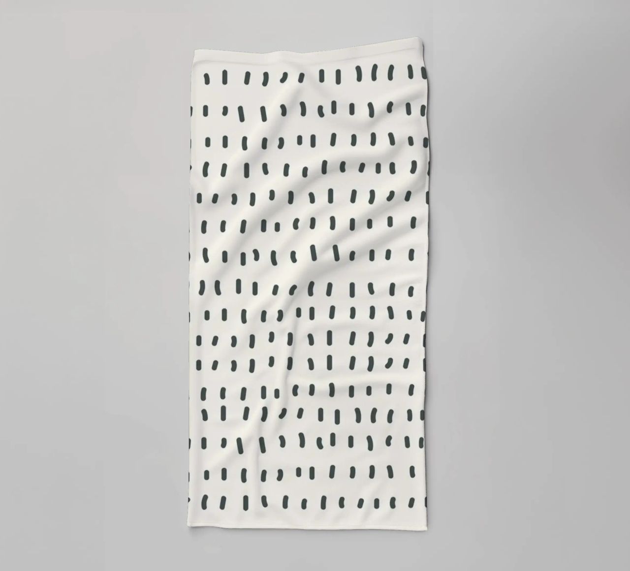 Stampa minimalista di tratti astratti - Parete moderna nordica Boho asciugamano da bagno da NorwesClub