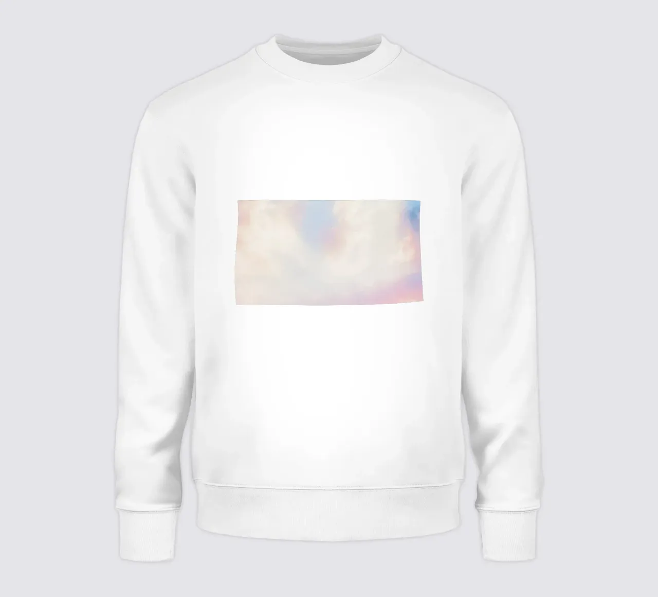 Dreamy Pastel Sky Cloudscape | Aesthetic Watercolor Abstract sweatshirt by NorwesClub