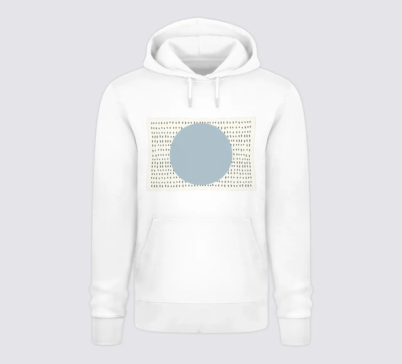 Circle Dash Pattern Abstracto | Minimalista Moderno de Mediados de Siglo sudadera con capucha de NorwesClub
