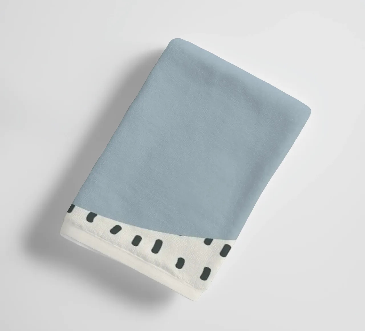 Abstract Circle Dash Pattern | Mid-Century Modern Minimalist towel by NorwesClub