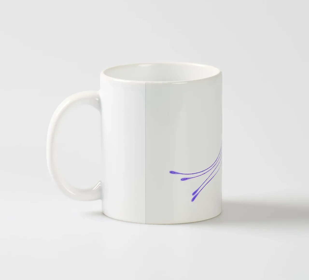 Méduse lumineuse violette - Impression d'art sur l'océan bioluminescent mug en céramique de NorwesClub