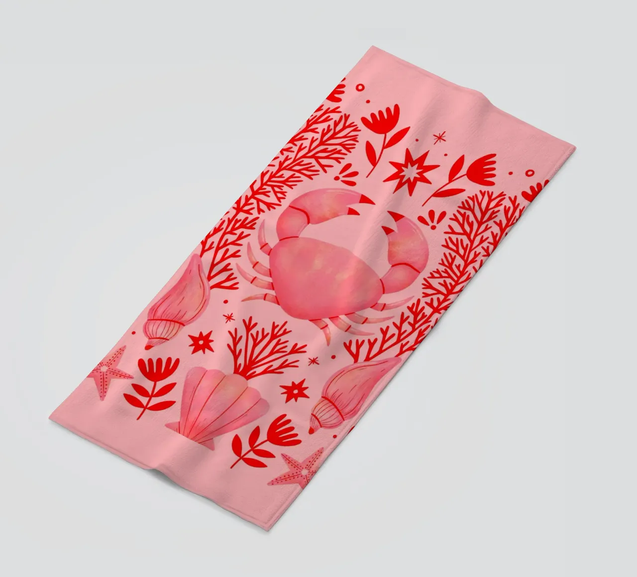 Pink Crab telo mare da dafnedesignstudio