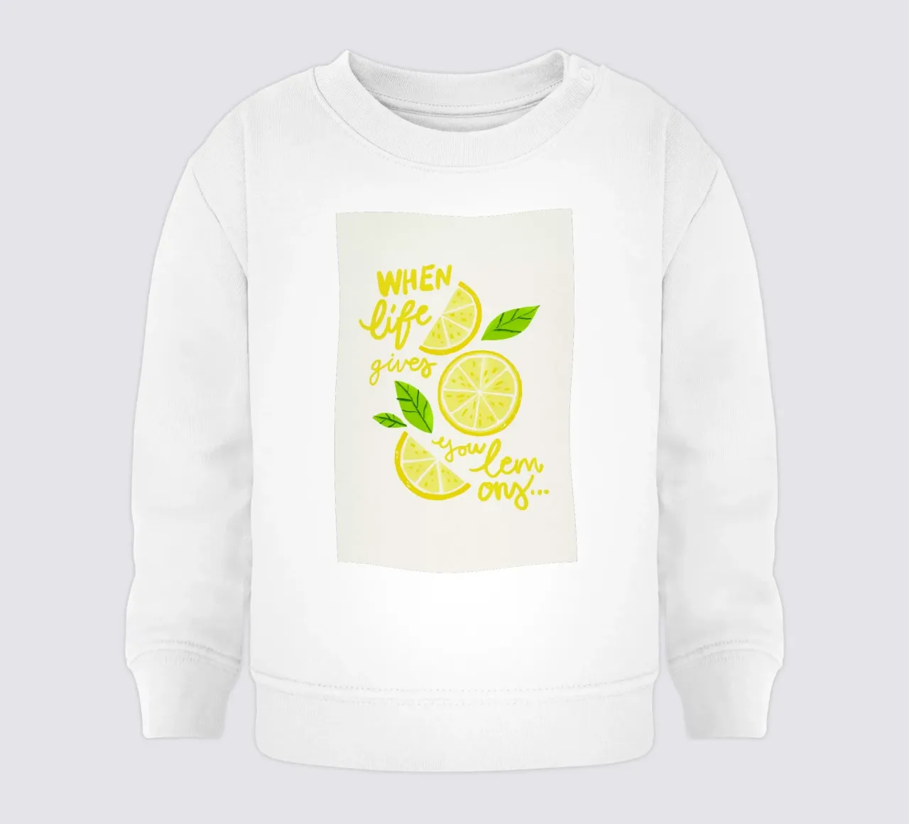 Life and Lemons felpa neonato da Pure