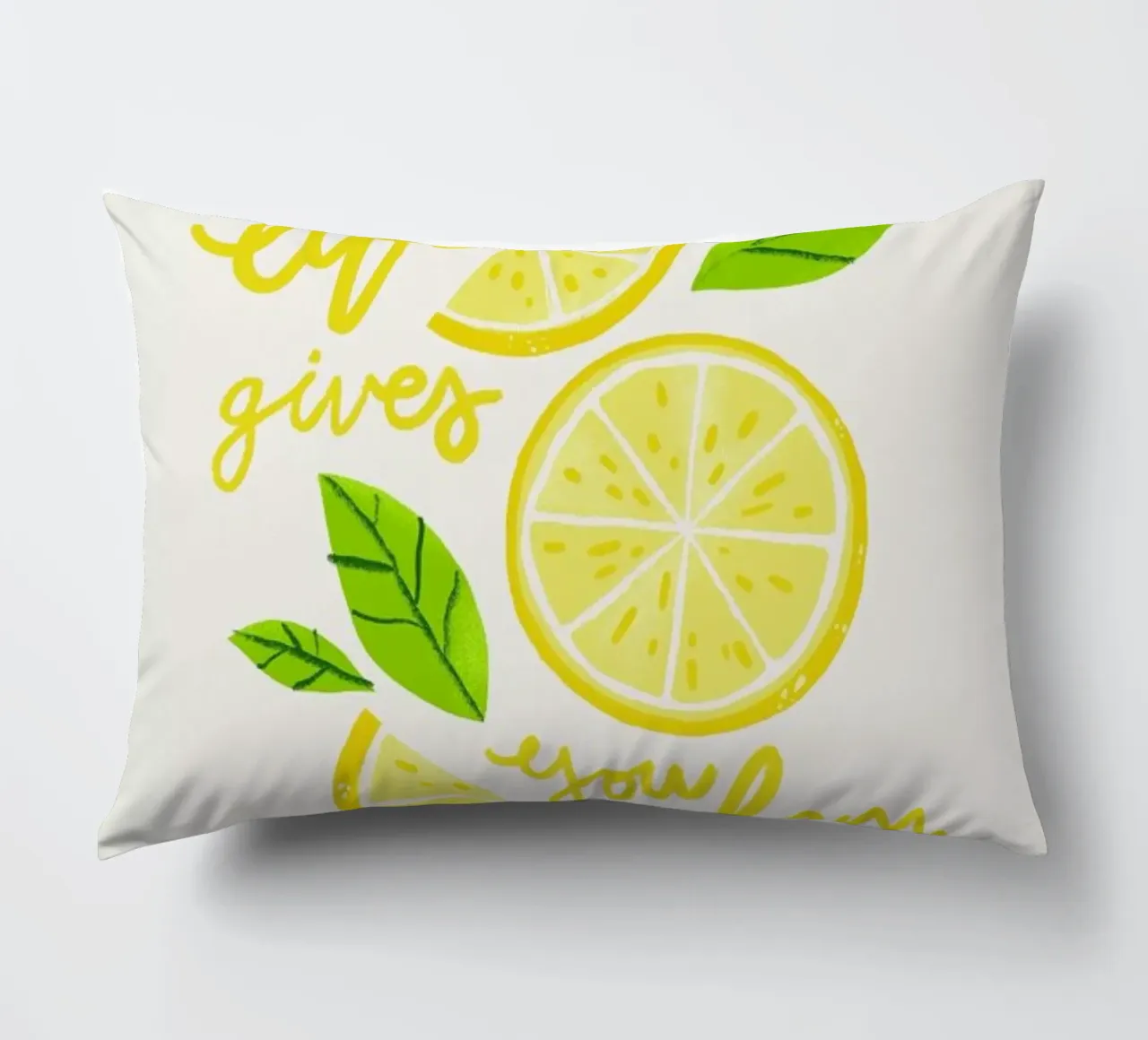 Life and Lemons cuscino da Pure