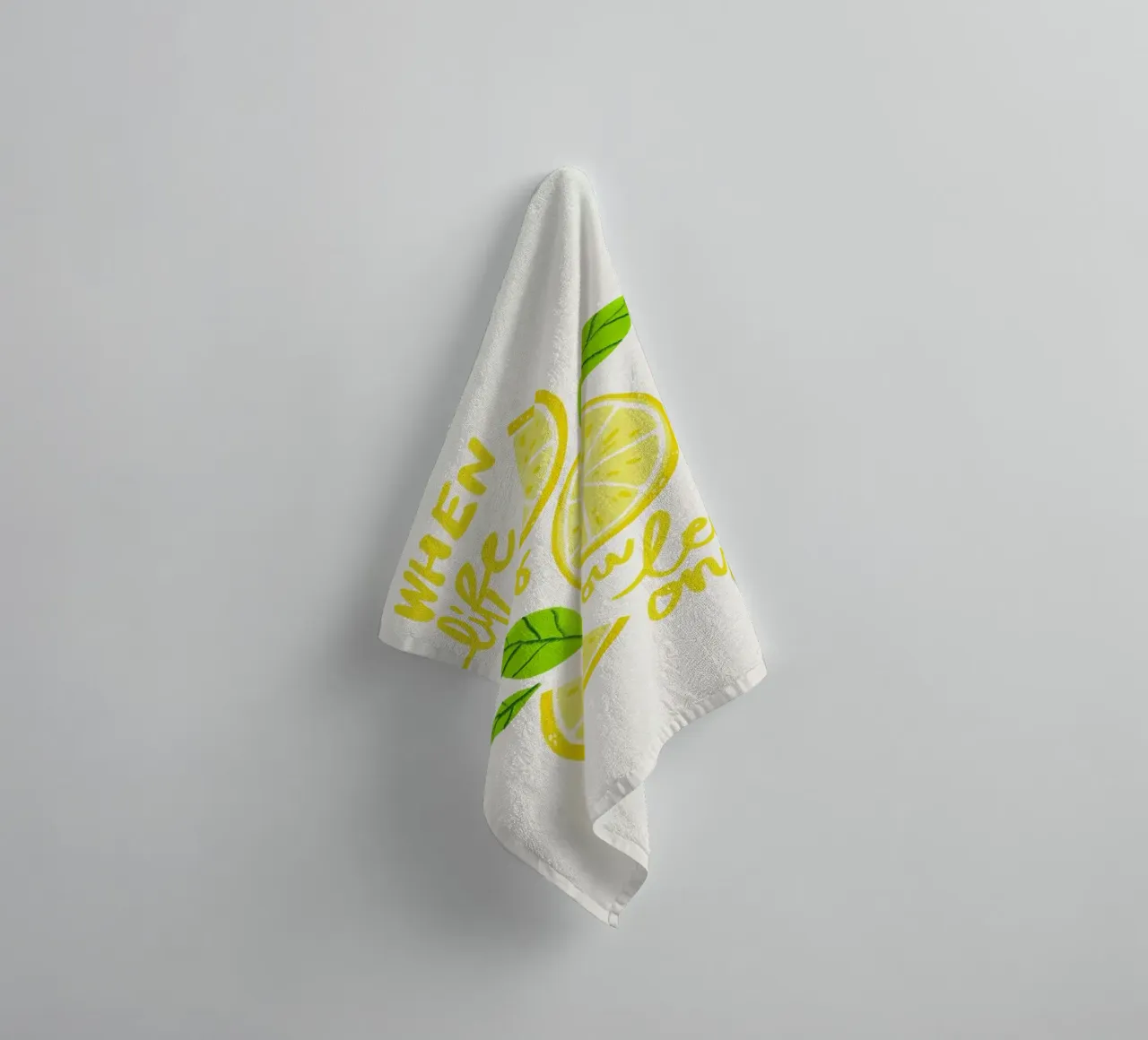 Life and Lemons asciugamano da bagno da Pure