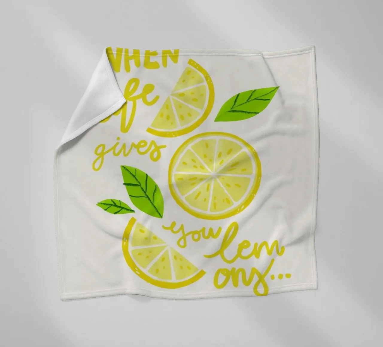 Life and Lemons coperta in pile da Pure