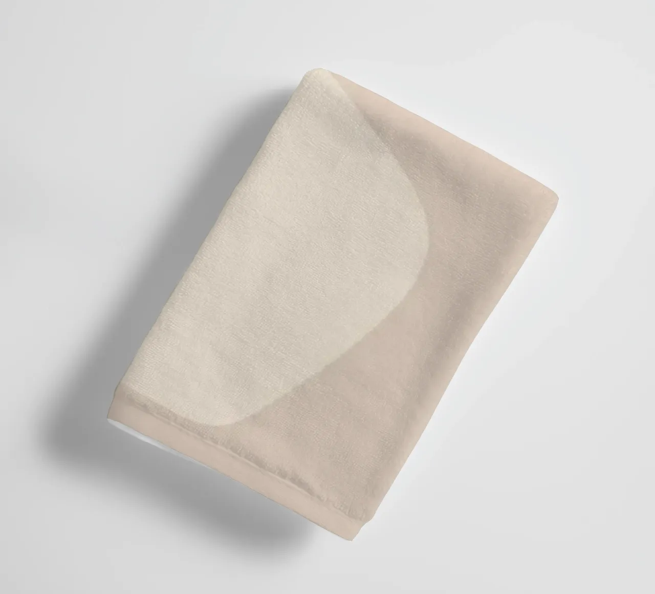 Abstracte organische vormen Minimalistische Pastel Muurkunst Print badhanddoek van NorwesClub