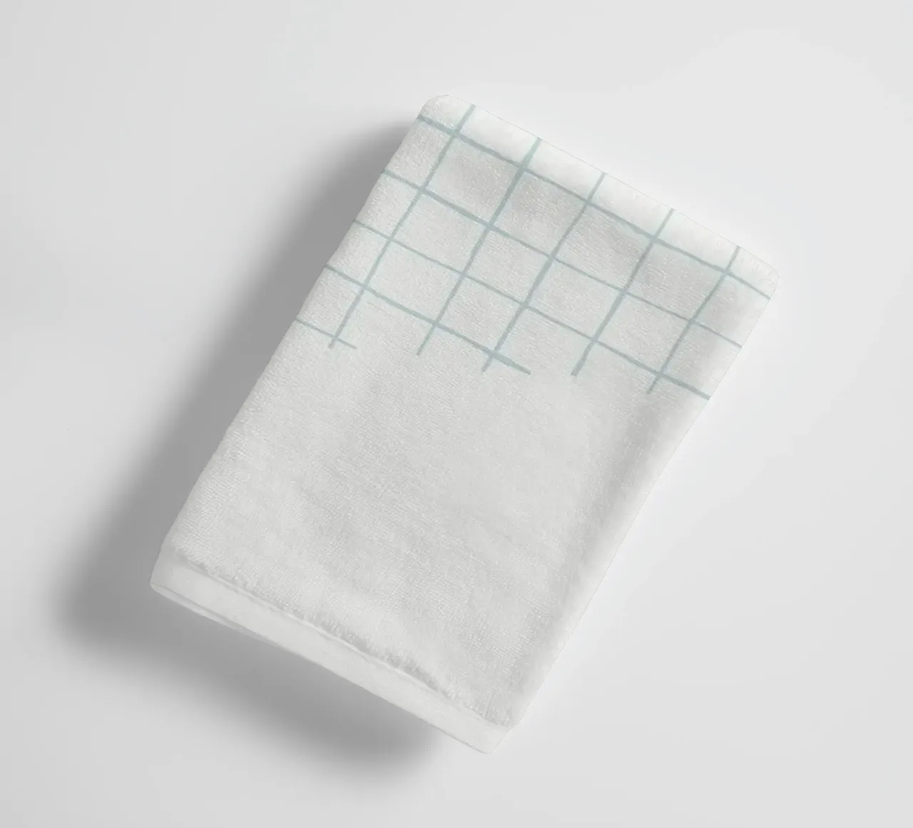 Hand-Drawn Grid Abstract | Minimalist Geometric Art Print towel by NorwesClub