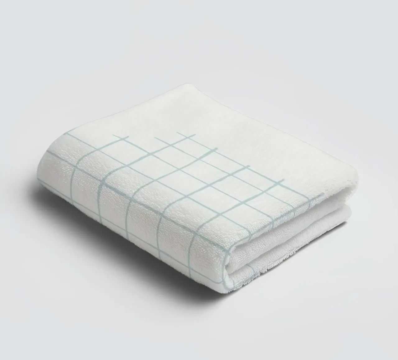 Hand-Drawn Grid Abstract | Minimalist Geometric Art Print towel by NorwesClub