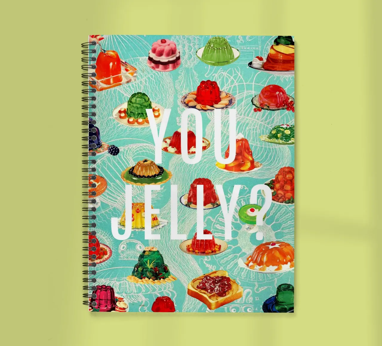 You Jelly? spiral notebook by MsGonzalez