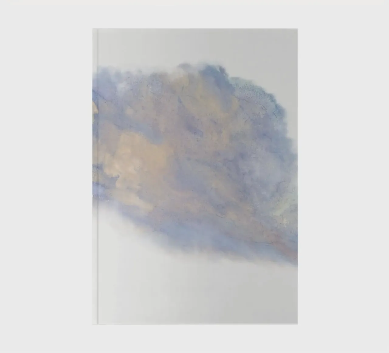 Ethereal Pastel Cloud Abstract | Dreamy Watercolor Art Print notebook by NorwesClub