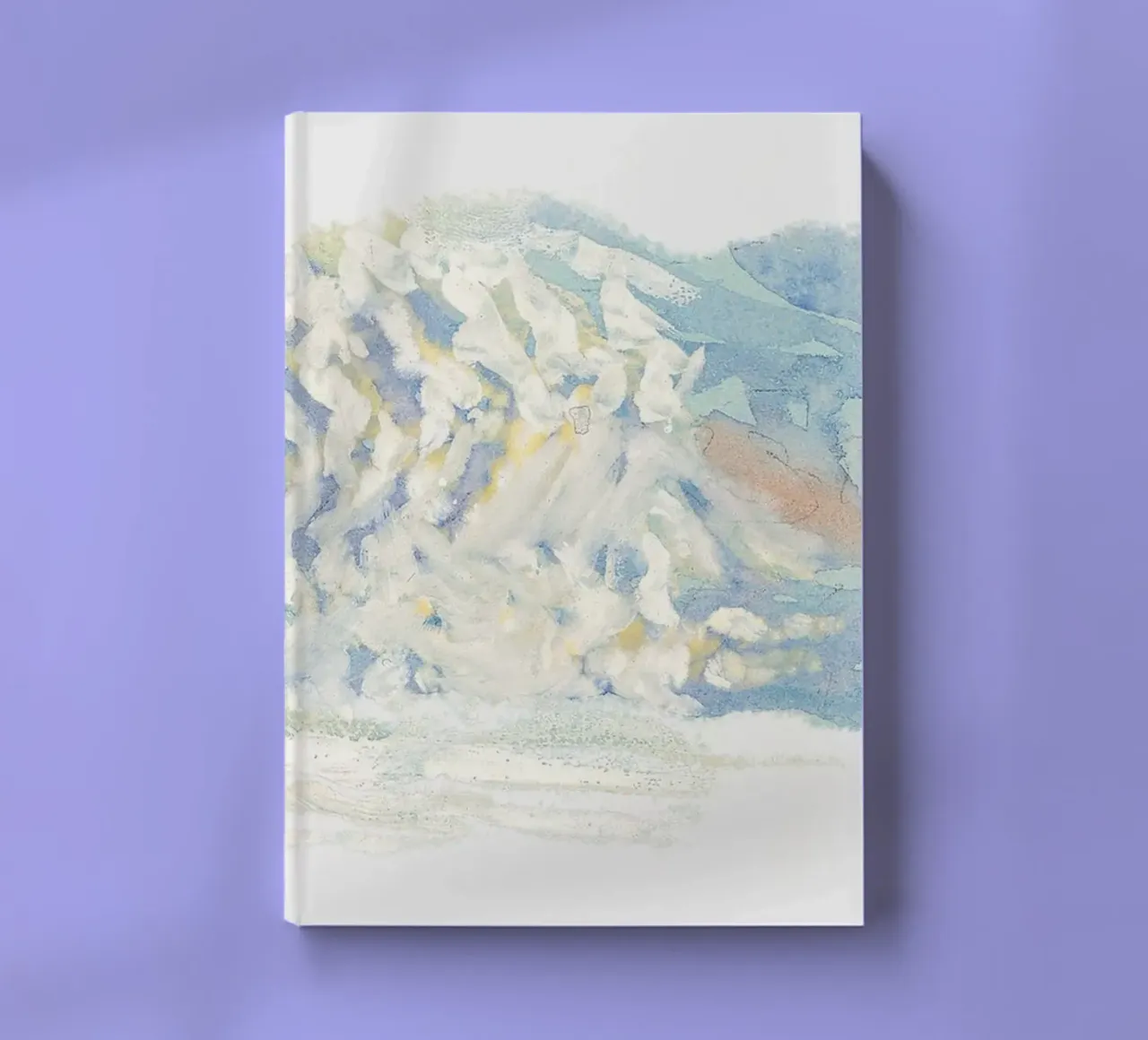 Abstract Textured Cloudscape | Impressionist Pastel Art Prin notebook by NorwesClub