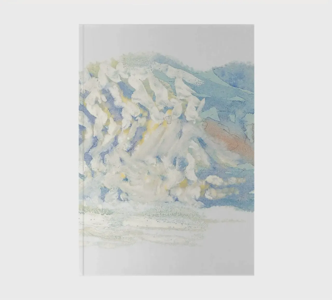 Abstract Textured Cloudscape | Impressionist Pastel Art Prin notebook by NorwesClub