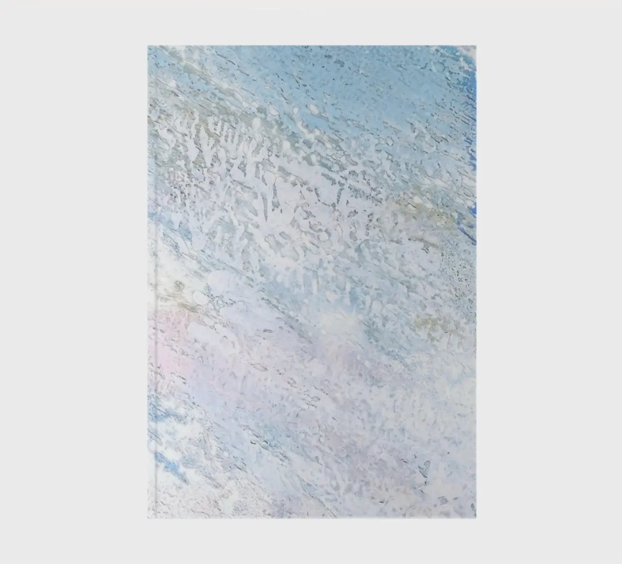 Abstract Pastel Swirls | Textured Modern Impressionist Print notebook by NorwesClub