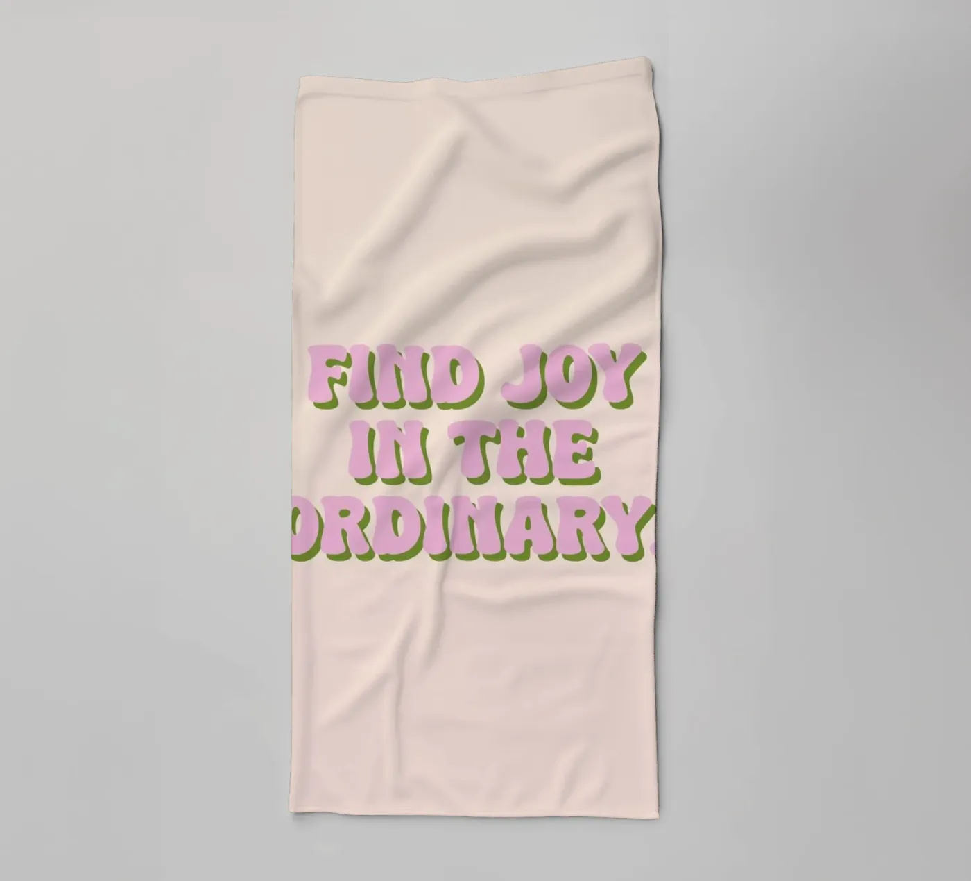 Find Joy towel by Ayleen