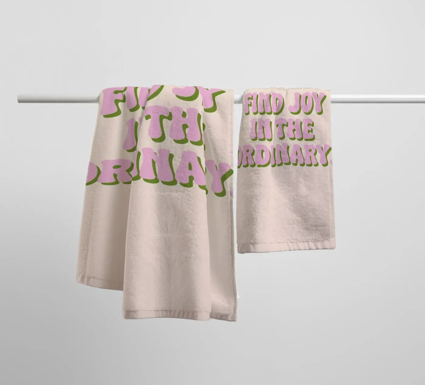 Find Joy towel by Ayleen