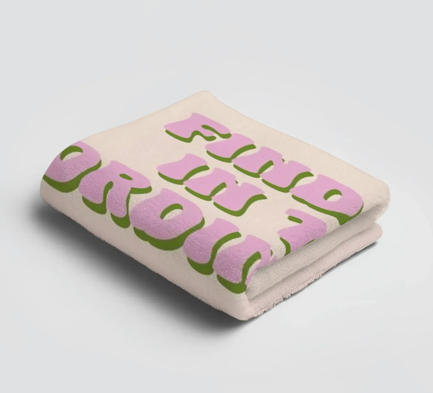 Find Joy towel by Ayleen