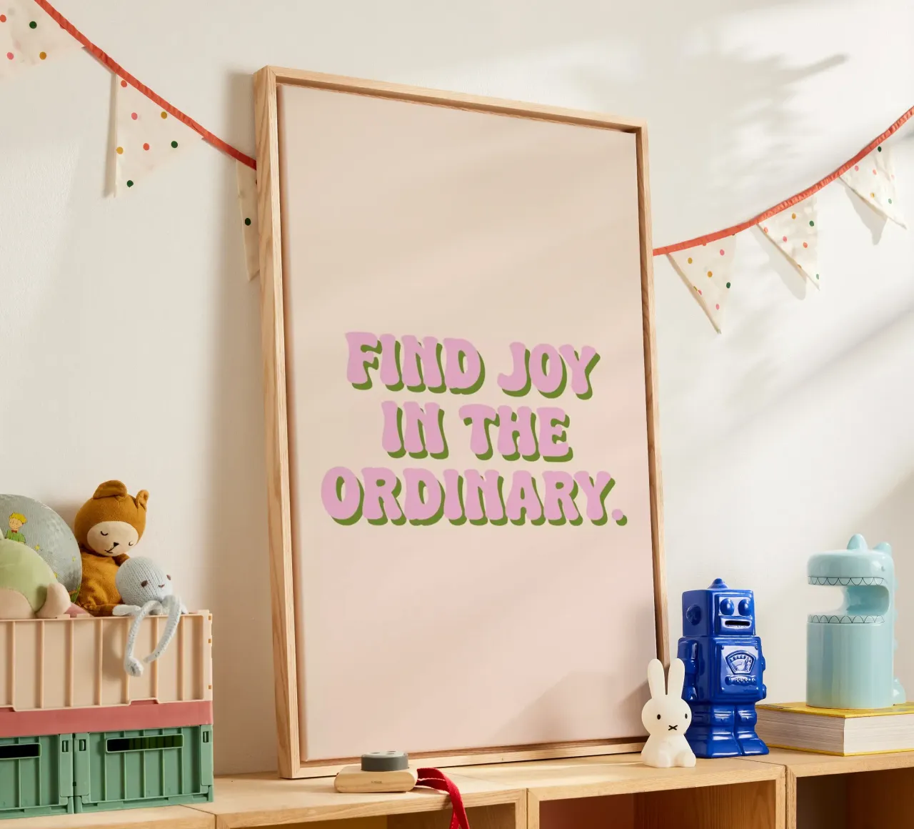 Find Joy tela con Cornice a cassetta da Ayleen
