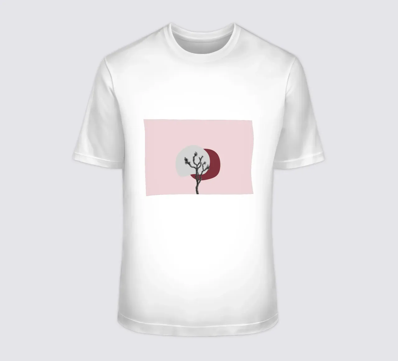 Joshua Tree Minimalist Print | Desert Sunset Abstract Art t-shirt by NorwesClub