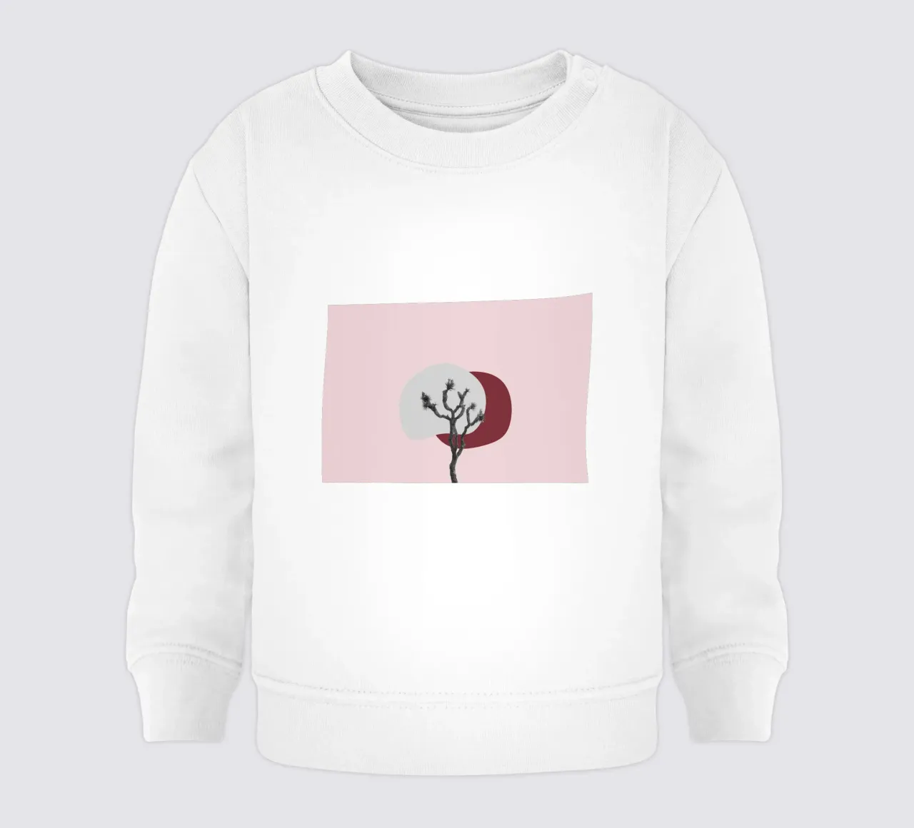 Joshua Tree Minimalist Print | Desert Sunset Abstract Art sudadera de bebé de NorwesClub