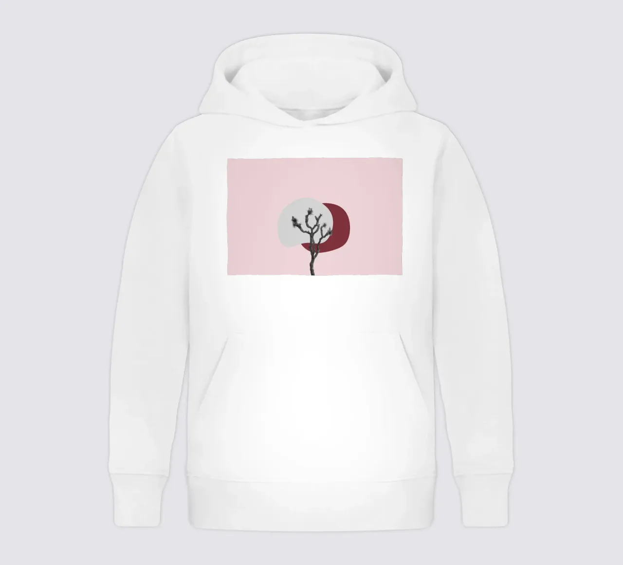 Joshua Tree Minimalist Print | Desert Sunset Abstract Art sudadera con capucha para niño de NorwesClub
