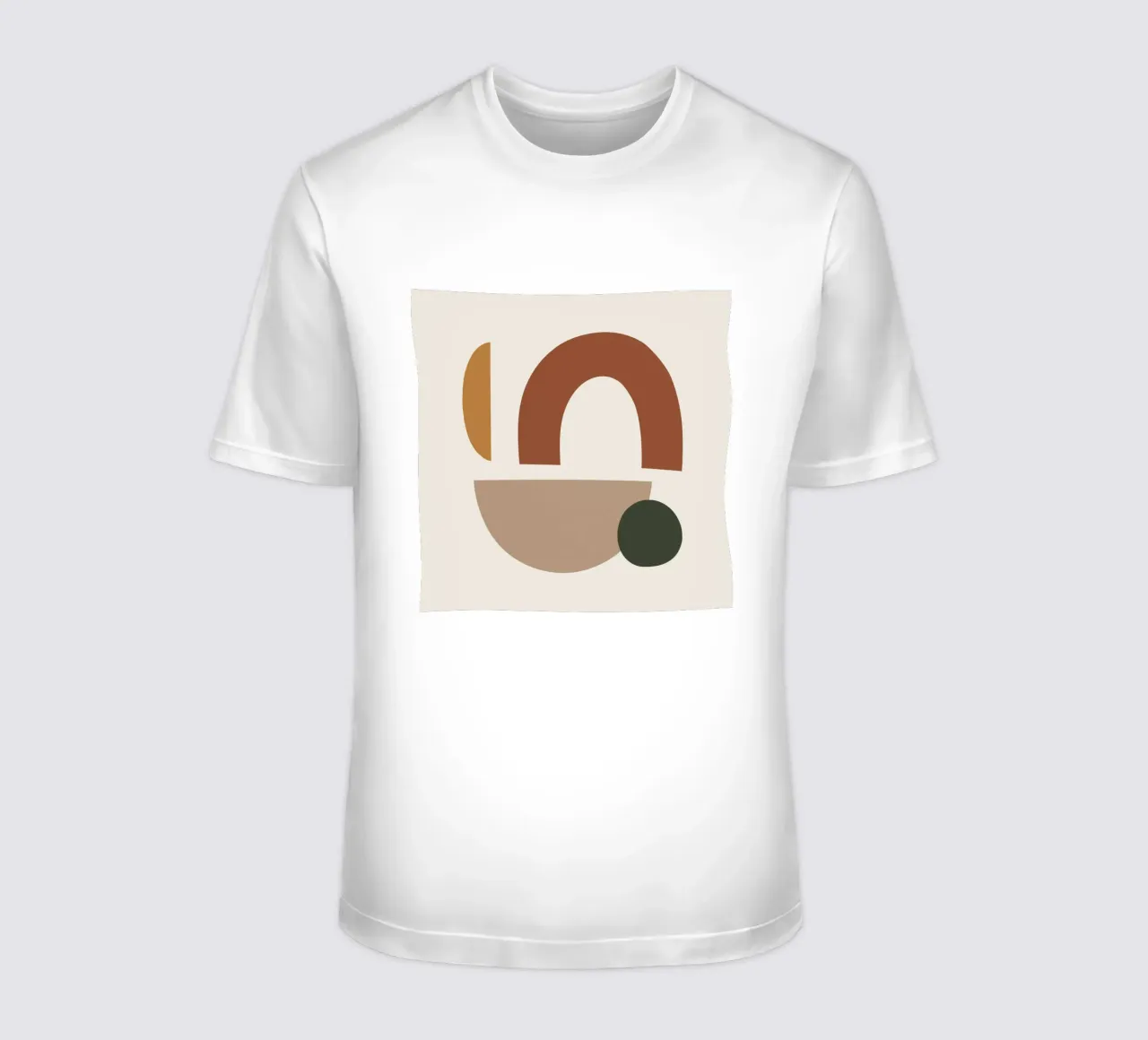 Boho Abstract Shapes | Mid-Century Modern Geometric Art t-shirt de NorwesClub